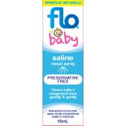 Flo Baby Saline Nasal Spray 15mL - 9333279040073 are sold at Cincotta Discount Chemist. Buy online or shop in-store.