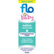 Flo Baby Saline Nasal Drops 15mL - 9333279040080 are sold at Cincotta Discount Chemist. Buy online or shop in-store.