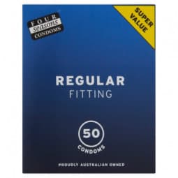 Four Seasons Condoms Regular Fitting 50pk - 9312426006957 are sold at Cincotta Discount Chemist. Buy online or shop in-store.