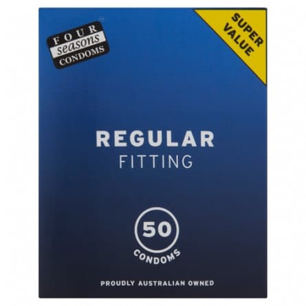 Four Seasons Condoms Regular Fitting 50pk - 9312426006957 are sold at Cincotta Discount Chemist. Buy online or shop in-store.