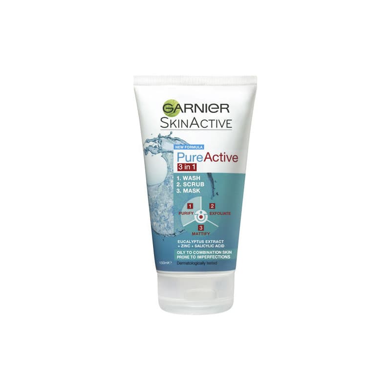 Garnier Pure Active 3 In 1 Wash 150mL - 3600540710734 are sold at Cincotta Discount Chemist. Buy online or shop in-store.