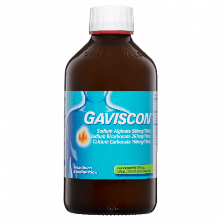 Gaviscon Liquid Peppermint 600mL - 9300711086180 are sold at Cincotta Discount Chemist. Buy online or shop in-store.