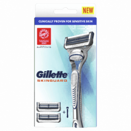 Gillette SkinGuard Manual Razor + 2 Blades - 4987176038210 are sold at Cincotta Discount Chemist. Buy online or shop in-store.