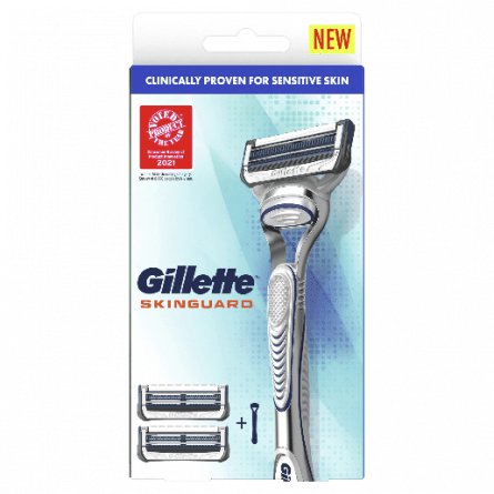 Gillette SkinGuard Manual Razor + 2 Blades - 4987176038210 are sold at Cincotta Discount Chemist. Buy online or shop in-store.