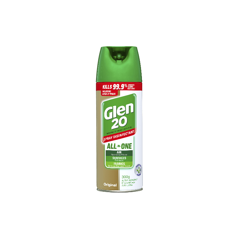 Glen 20 Disinfectant Original Spray 300g - 9310045950255 are sold at Cincotta Discount Chemist. Buy online or shop in-store.
