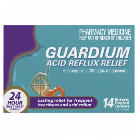 Guardium Acid Reflux Relief Tablets 14 - 9300711524422 are sold at Cincotta Discount Chemist. Buy online or shop in-store.