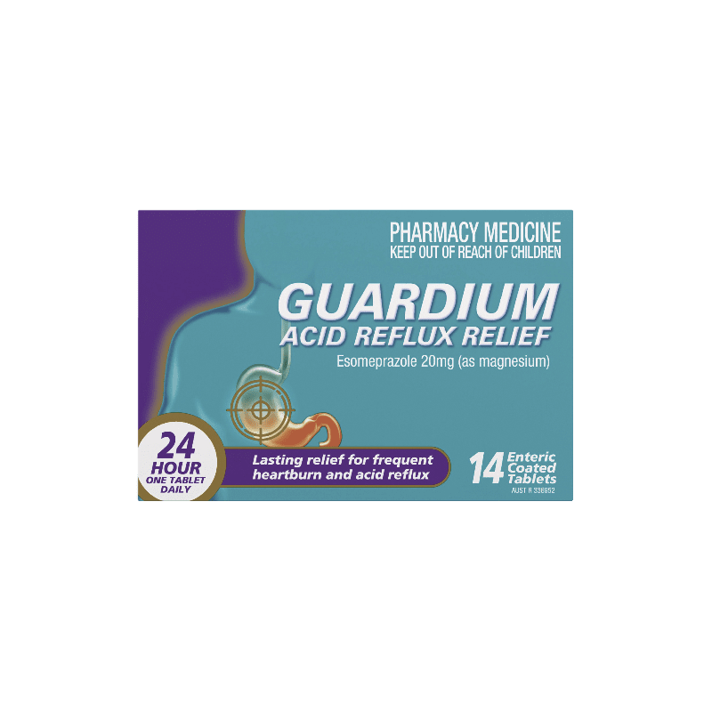 Guardium Acid Reflux Relief Tablets 14 - 9300711524422 are sold at Cincotta Discount Chemist. Buy online or shop in-store.