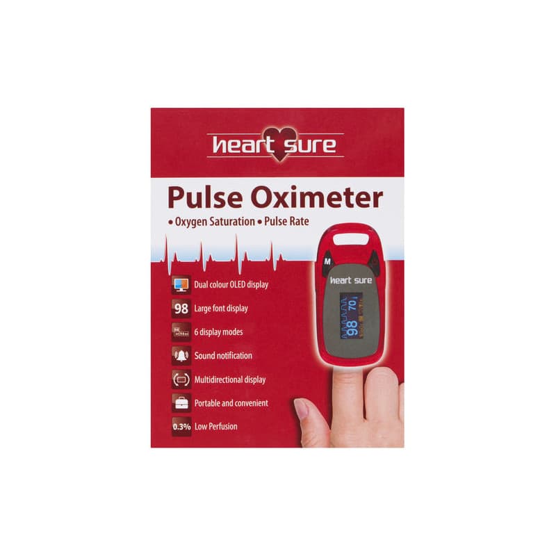 Heart Sure Pulse Oximeter - 9345207000479 are sold at Cincotta Discount Chemist. Buy online or shop in-store.