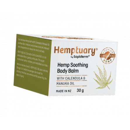 Hemptuary Hemp Soothing Body Balm 30g - 9421033251572 are sold at Cincotta Discount Chemist. Buy online or shop in-store.