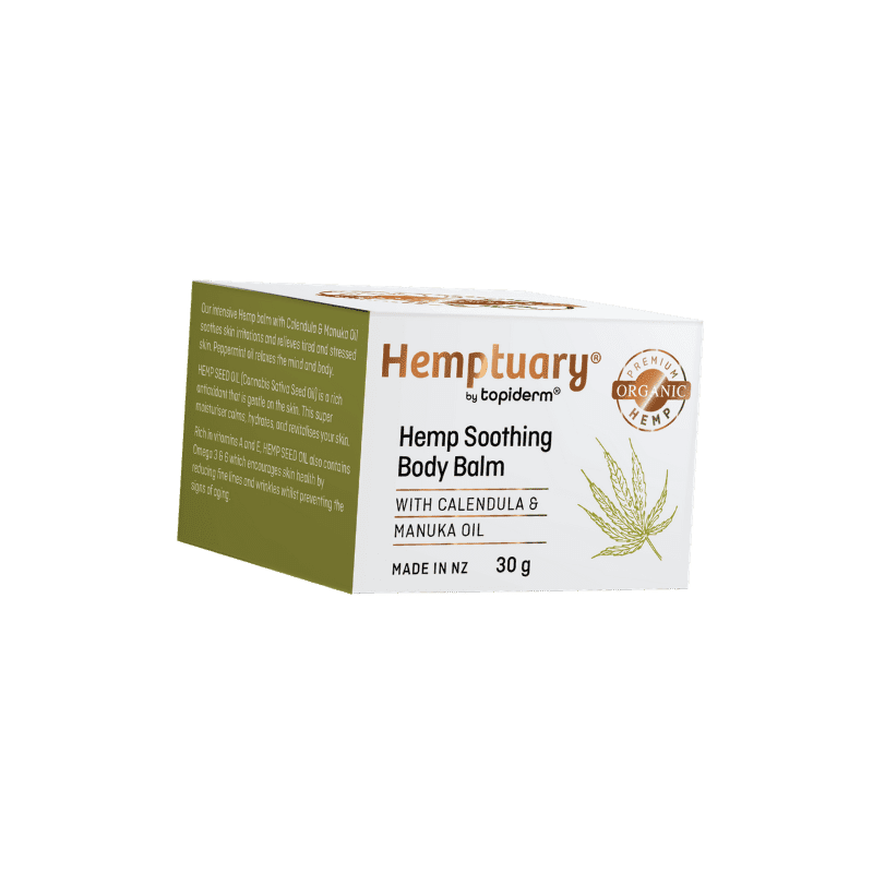 Hemptuary Hemp Soothing Body Balm 30g - 9421033251572 are sold at Cincotta Discount Chemist. Buy online or shop in-store.