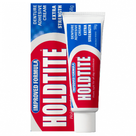 Holdtite Denture Adhesive Cream 58g - 9310320094568 are sold at Cincotta Discount Chemist. Buy online or shop in-store.