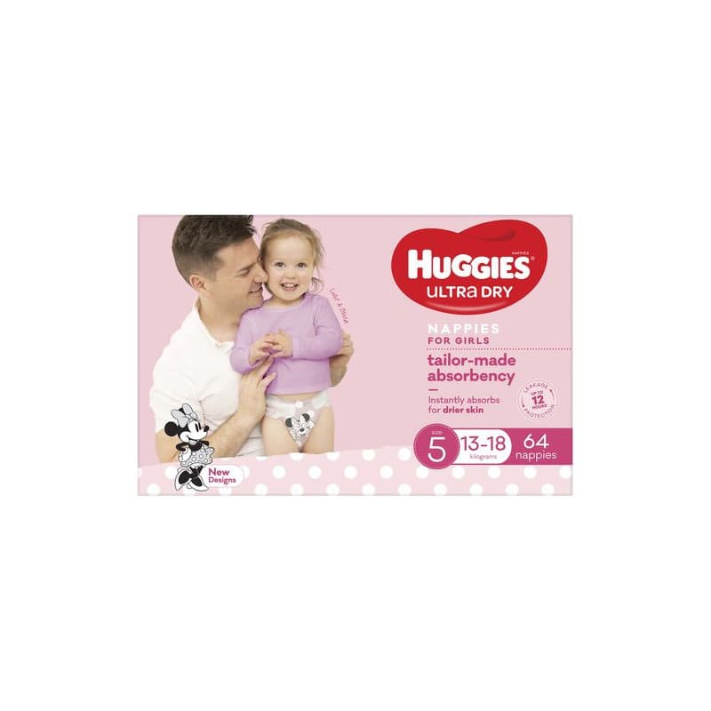 Huggies Nappies Walker Girl 64 pack - 9310088011005 are sold at Cincotta Discount Chemist. Buy online or shop in-store.