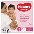 Huggies UltraDry Nappies Crawler Girl 22 pack