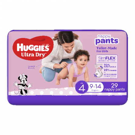 Huggies Nappy Pants Toddler Girl 29 - 9310088011678 are sold at Cincotta Discount Chemist. Buy online or shop in-store.