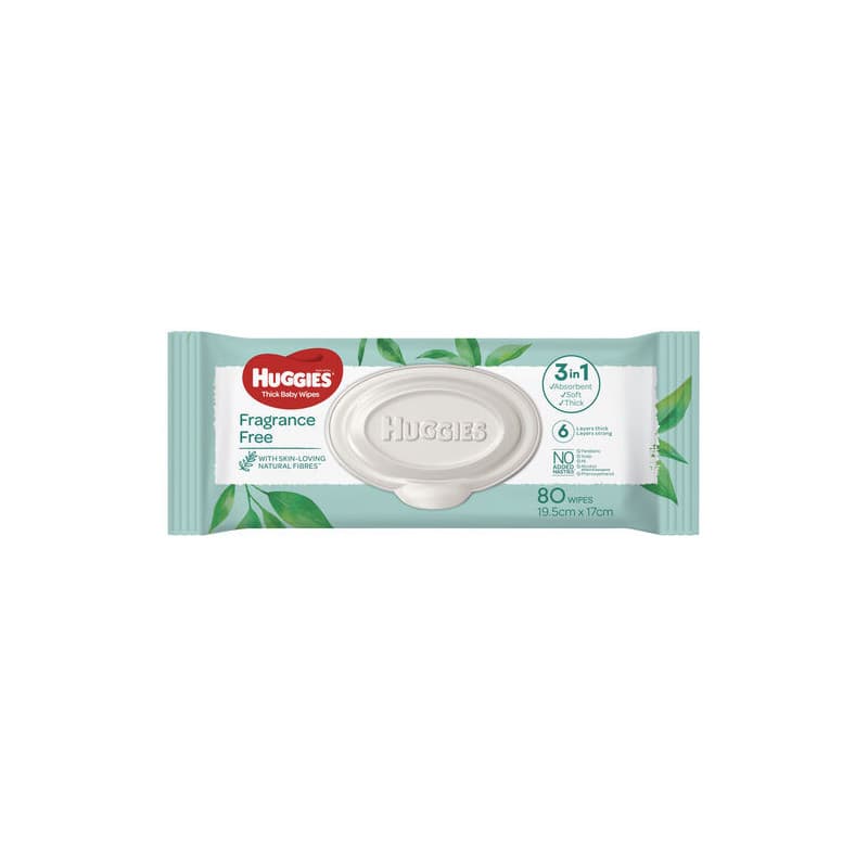 Huggies Baby Wipes Fragrance Free 80 pack - 9310088024395 are sold at Cincotta Discount Chemist. Buy online or shop in-store.