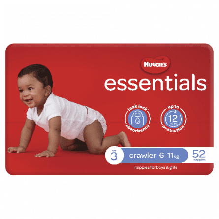 Huggies Essentials Crawler 52 Nappies - 9310088012163 are sold at Cincotta Discount Chemist. Buy online or shop in-store.