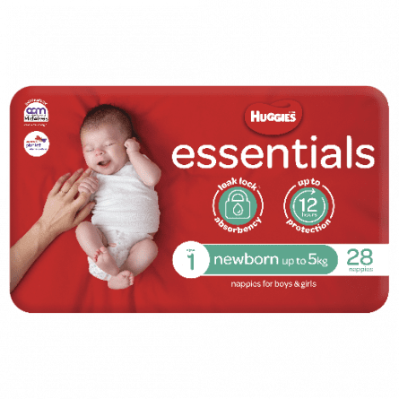 Huggies Essentials Newborn 28 - 9310088012149 are sold at Cincotta Discount Chemist. Buy online or shop in-store.