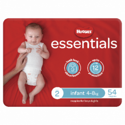 Huggies Essentials Infant 54 - 9310088012156 are sold at Cincotta Discount Chemist. Buy online or shop in-store.