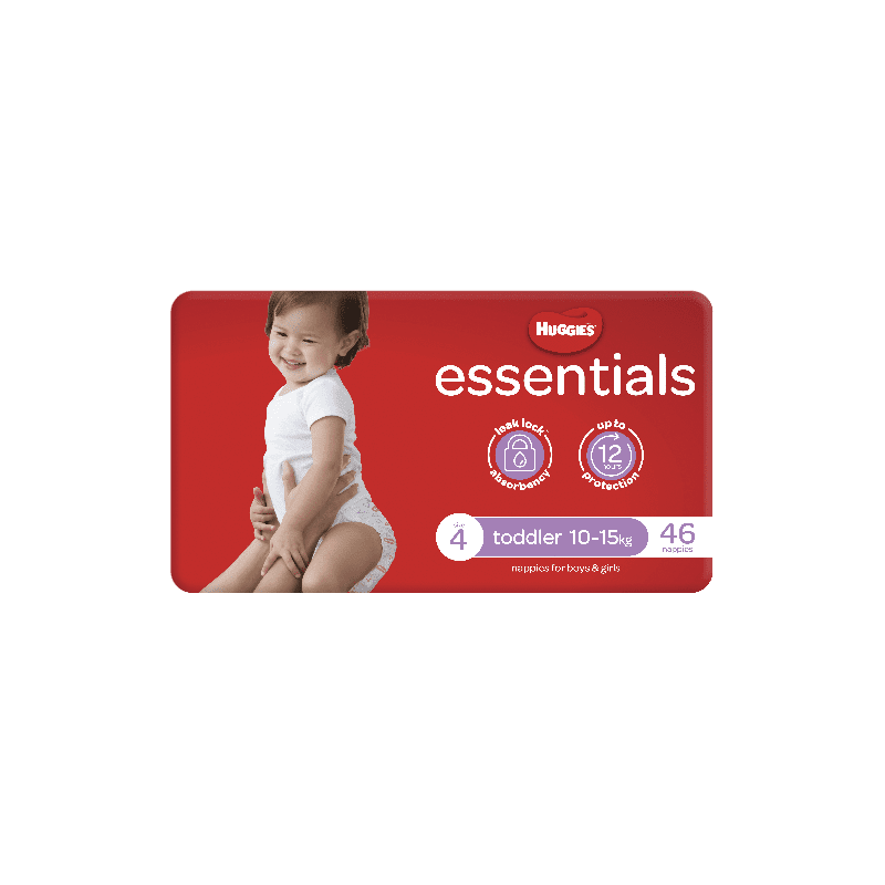 Huggies Essentials Toddler 46 - 9310088012170 are sold at Cincotta Discount Chemist. Buy online or shop in-store.