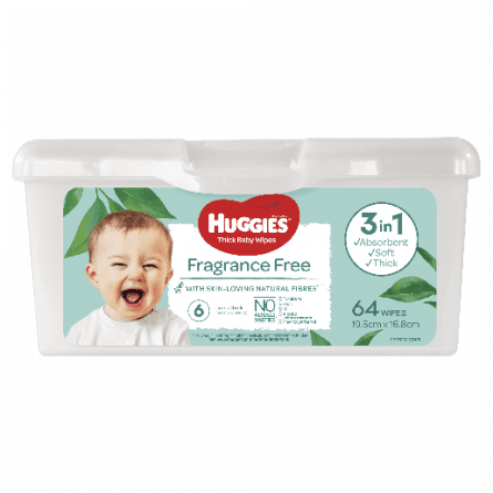 Huggies Baby Wipes Unscented Tub 64 pack - 9310088014051 are sold at Cincotta Discount Chemist. Buy online or shop in-store.