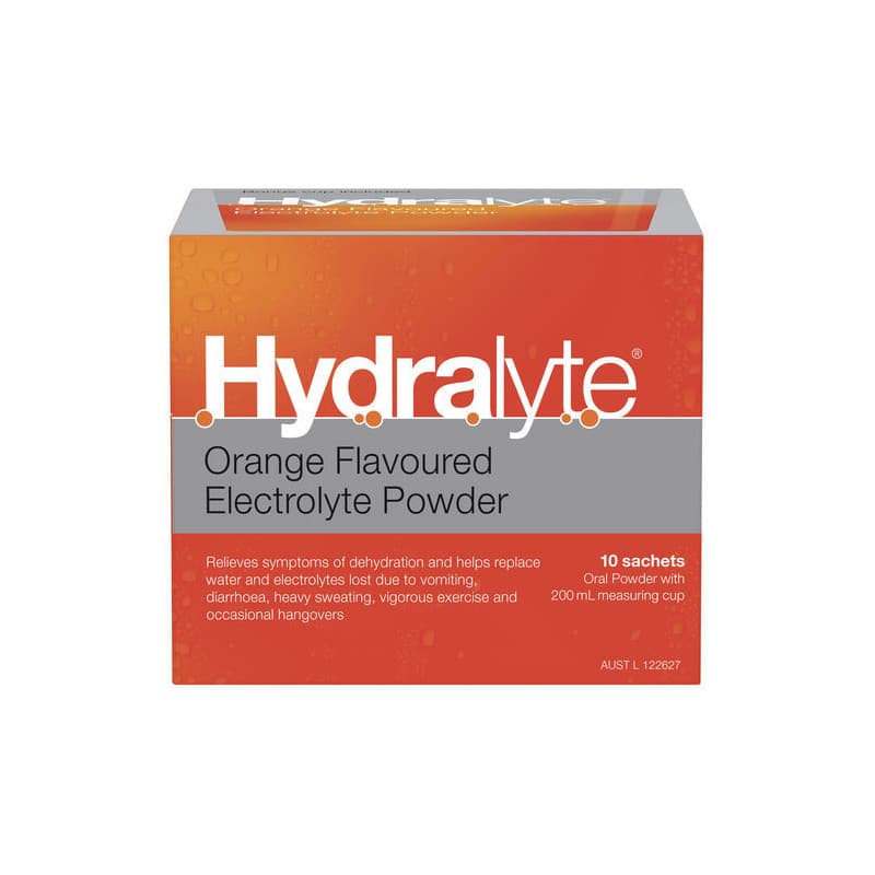 Hydralyte Orange Sachet 5g x 10 pk - 9317039001047 are sold at Cincotta Discount Chemist. Buy online or shop in-store.