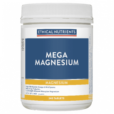 Ethical Nutrients Mega Magnesium 240 Tablets - 9315771009857 are sold at Cincotta Discount Chemist. Buy online or shop in-store.