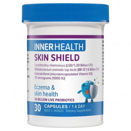 Inner Health Eczema Shield Capsules 30 - 9315771011195 are sold at Cincotta Discount Chemist. Buy online or shop in-store.