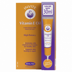 Invite 100% Pure Vitamin E Oil 30mL - 9314807057268 are sold at Cincotta Discount Chemist. Buy online or shop in-store.