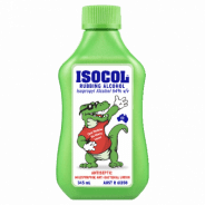 Isocol Rubbing Alcohol Antiseptic 345mL - 93209403 are sold at Cincotta Discount Chemist. Buy online or shop in-store.