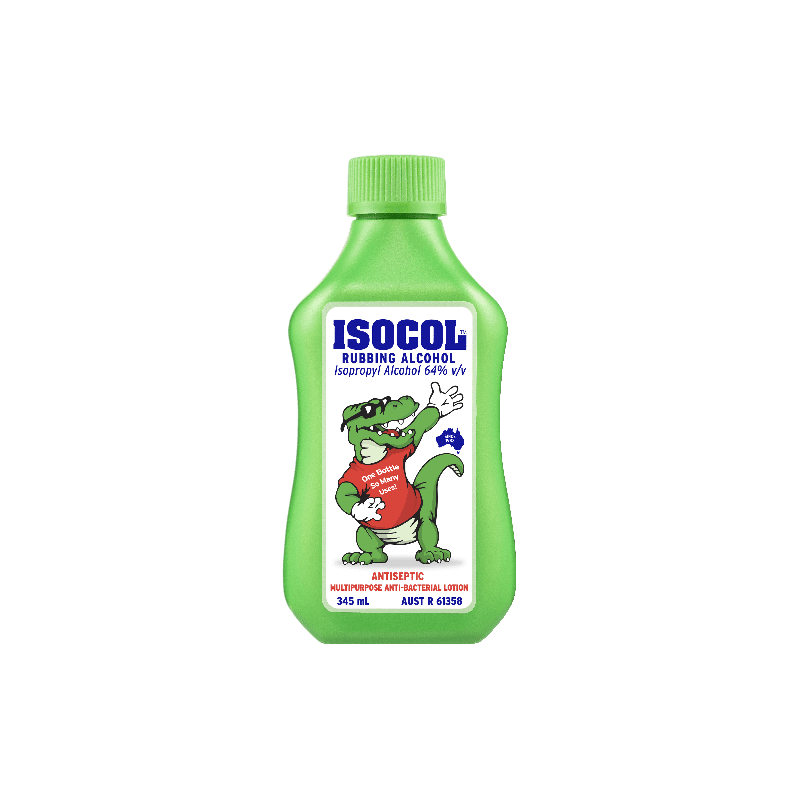 Isocol Rubbing Alcohol Antiseptic 345mL - 93209403 are sold at Cincotta Discount Chemist. Buy online or shop in-store.