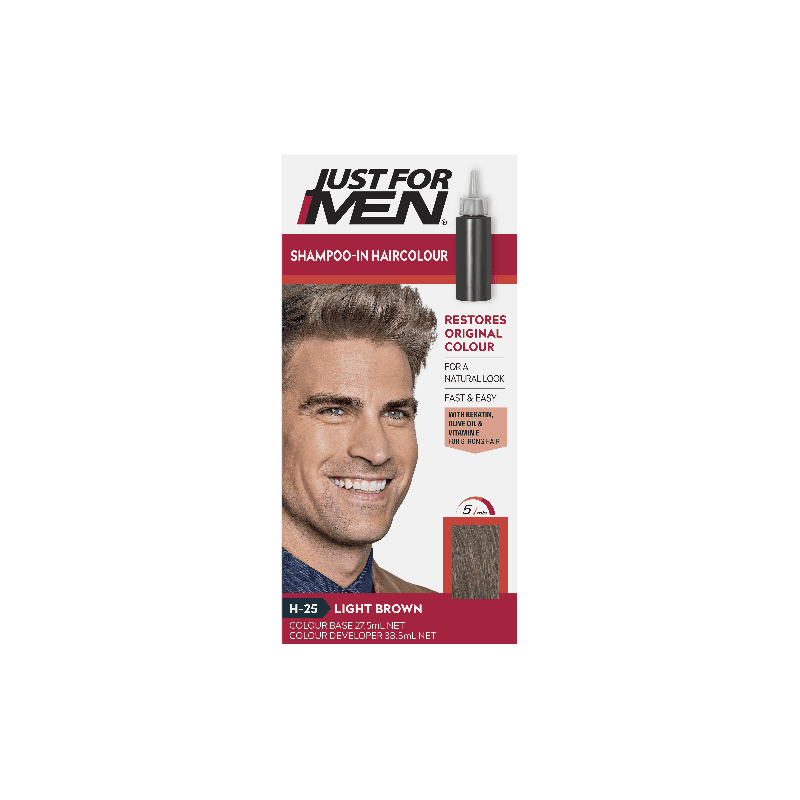 Just For Men Natural Light Brown - 9310379273006 are sold at Cincotta Discount Chemist. Buy online or shop in-store.