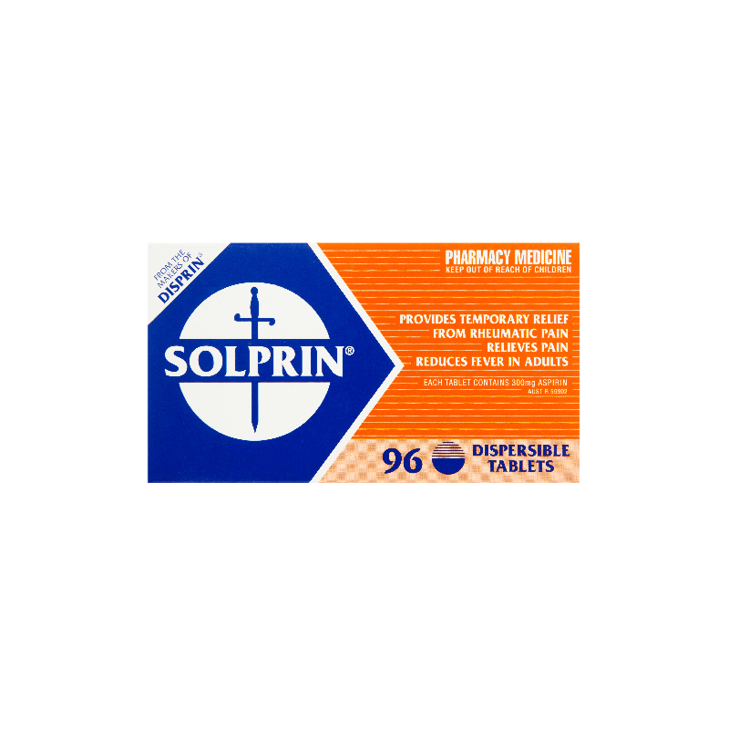 Solprin 96 Tablets - 9300631389460 are sold at Cincotta Discount Chemist. Buy online or shop in-store.
