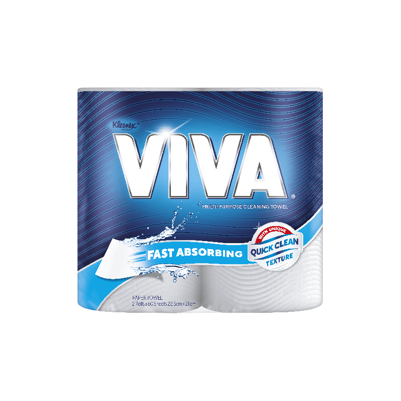 Kleenex Viva Paper Towel 2 pack - 9310088006667 are sold at Cincotta Discount Chemist. Buy online or shop in-store.