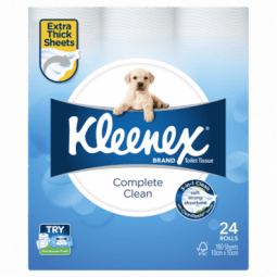 Kleenex Complete Clean Toilet Paper 24 pack - 9310088012835 are sold at Cincotta Discount Chemist. Buy online or shop in-store.