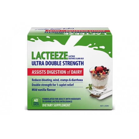Lacteeze Ultra Double Strength 40 Capsules - 62781066149 are sold at Cincotta Discount Chemist. Buy online or shop in-store.
