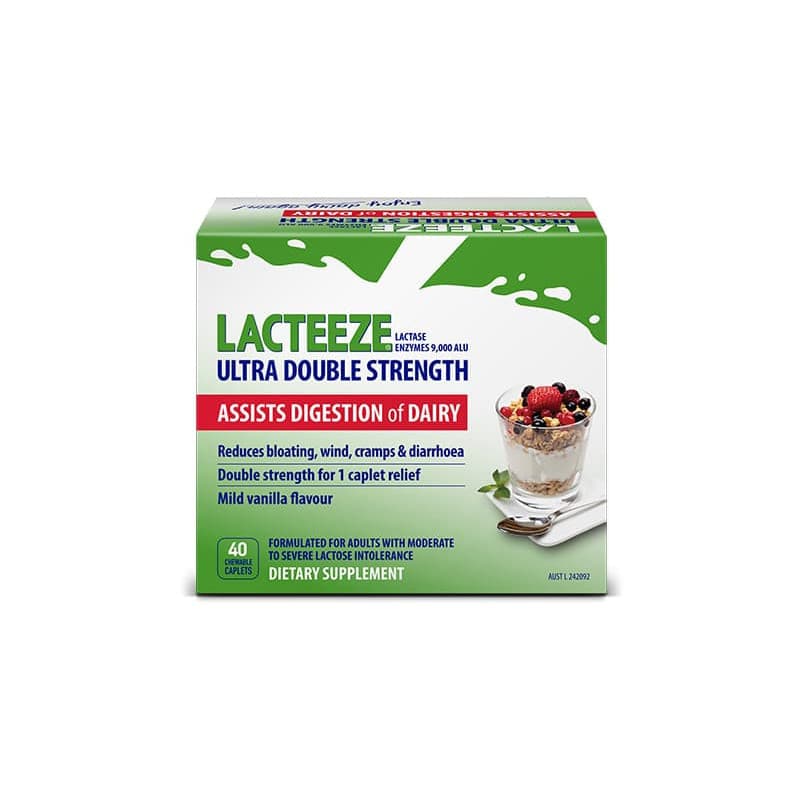 Lacteeze Ultra Double Strength 40 Capsules - 62781066149 are sold at Cincotta Discount Chemist. Buy online or shop in-store.