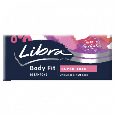 Libra Tampons Bodyfit Super 16pk - 9325344002680 are sold at Cincotta Discount Chemist. Buy online or shop in-store.
