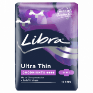 Libra Pads Ultra Thin Goodnights Wings 10pk - 9325344000129 are sold at Cincotta Discount Chemist. Buy online or shop in-store.