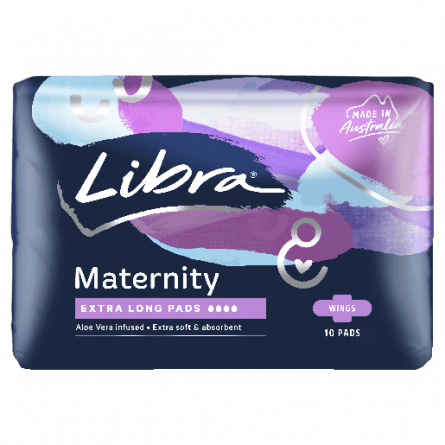 Libra Maternity + Aloe Ex/Long Wings 10 pack - 9325344001232 are sold at Cincotta Discount Chemist. Buy online or shop in-store.