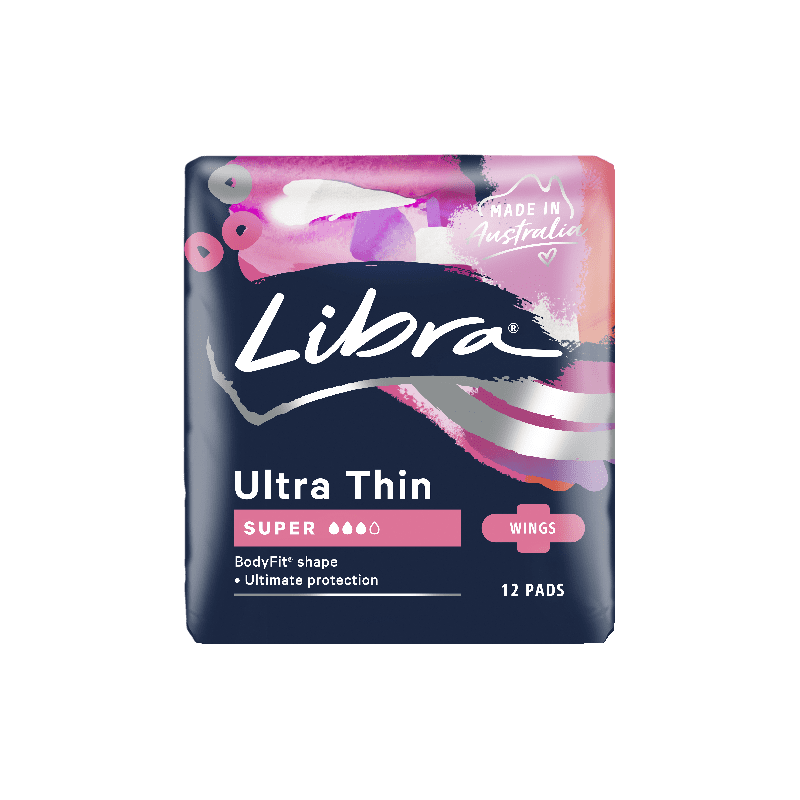 Libra Ultra Thins Super Wings 12 pack - 9325344001768 are sold at Cincotta Discount Chemist. Buy online or shop in-store.