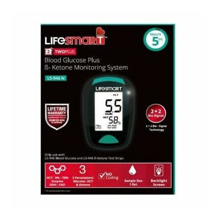 Lifesmart Blood Glucose & Ketone Meter Nbt - 9349533000226 are sold at Cincotta Discount Chemist. Buy online or shop in-store.