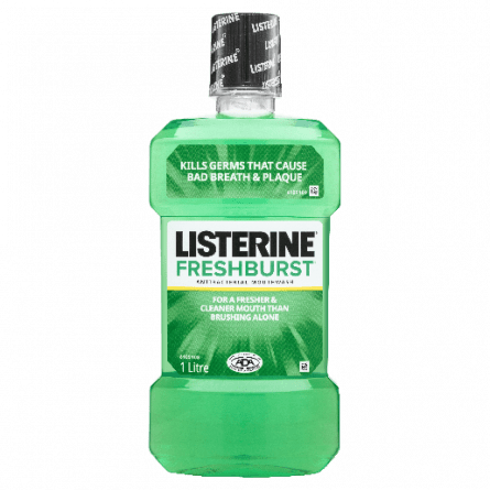 Listerine Fresh Burst Mouthwash 1L - 9310059050231 are sold at Cincotta Discount Chemist. Buy online or shop in-store.