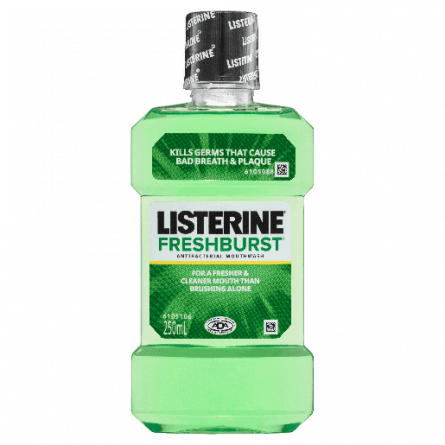 Listerine Fresh Burst Mouthwash 250mL - 9310059050200 are sold at Cincotta Discount Chemist. Buy online or shop in-store.
