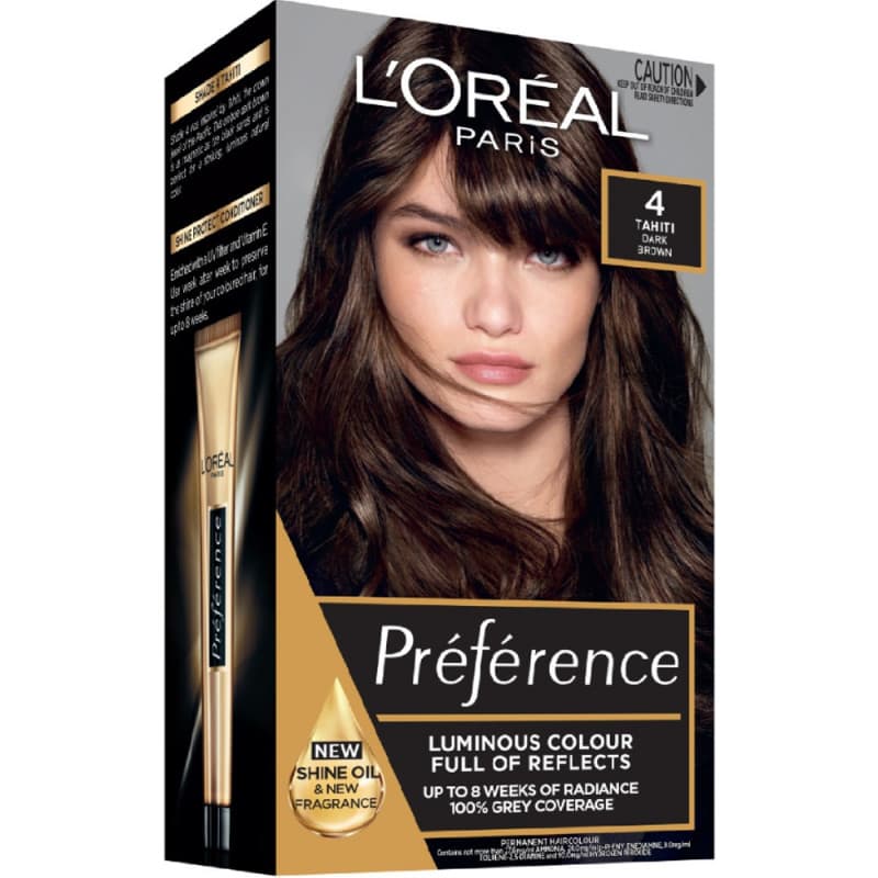 L'Oreal Preference 4 Tahiti Dark Brown - 9312825629665 are sold at Cincotta Discount Chemist. Buy online or shop in-store.