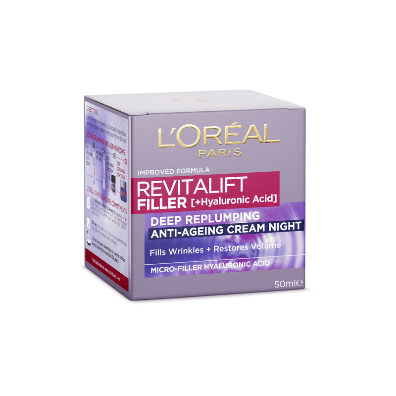 Loreal Revitalift Filler Night Cream 50mL - 3600523201396 are sold at Cincotta Discount Chemist. Buy online or shop in-store.