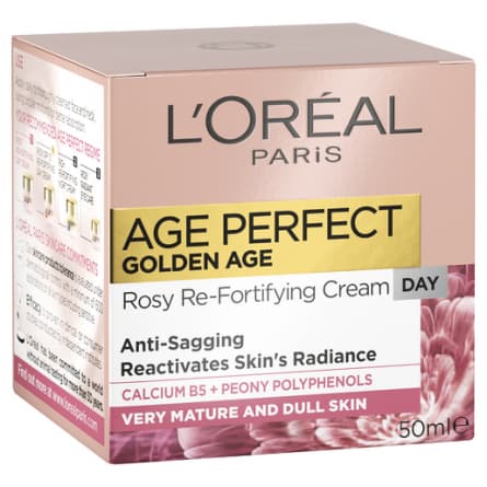 Loreal Golden Age Day Cream Rosy SPF 15 50mL - 3600523216475 are sold at Cincotta Discount Chemist. Buy online or shop in-store.