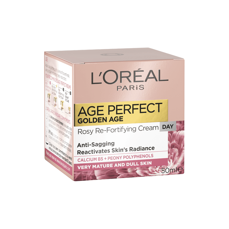 Loreal Golden Age Day Cream Rosy SPF 15 50mL - 3600523216475 are sold at Cincotta Discount Chemist. Buy online or shop in-store.