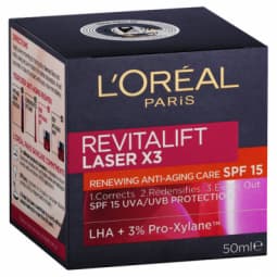 Loreal Revitalift Laser SPF15 Day Cream 50mL - 3600523456246 are sold at Cincotta Discount Chemist. Buy online or shop in-store.