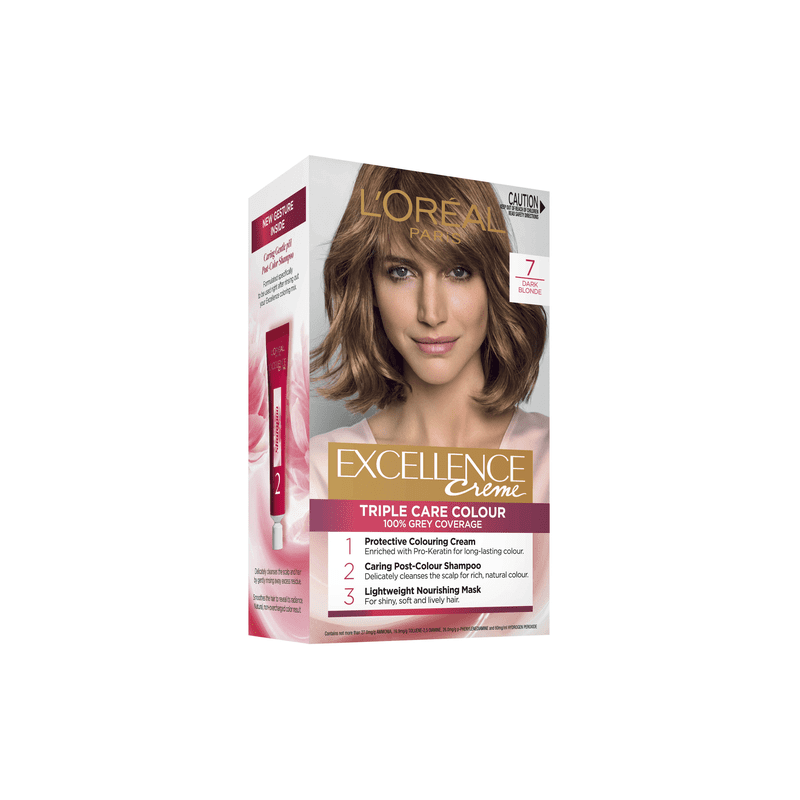 Loreal Excellence Dark Blonde 7 - 3600523750115 are sold at Cincotta Discount Chemist. Buy online or shop in-store.