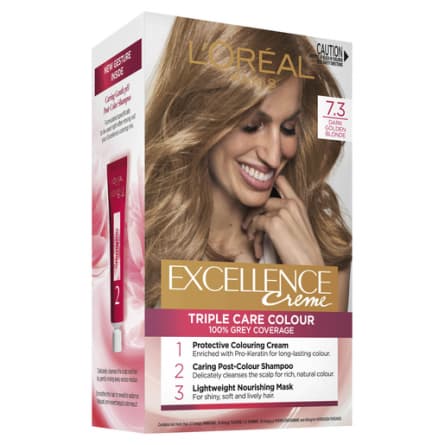 Loreal Excellence Dark Golden Blonde 7.3 - 3600523750139 are sold at Cincotta Discount Chemist. Buy online or shop in-store.